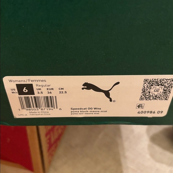 Puma speedcat black/ pink new 🆕 - Picture 4 of 6